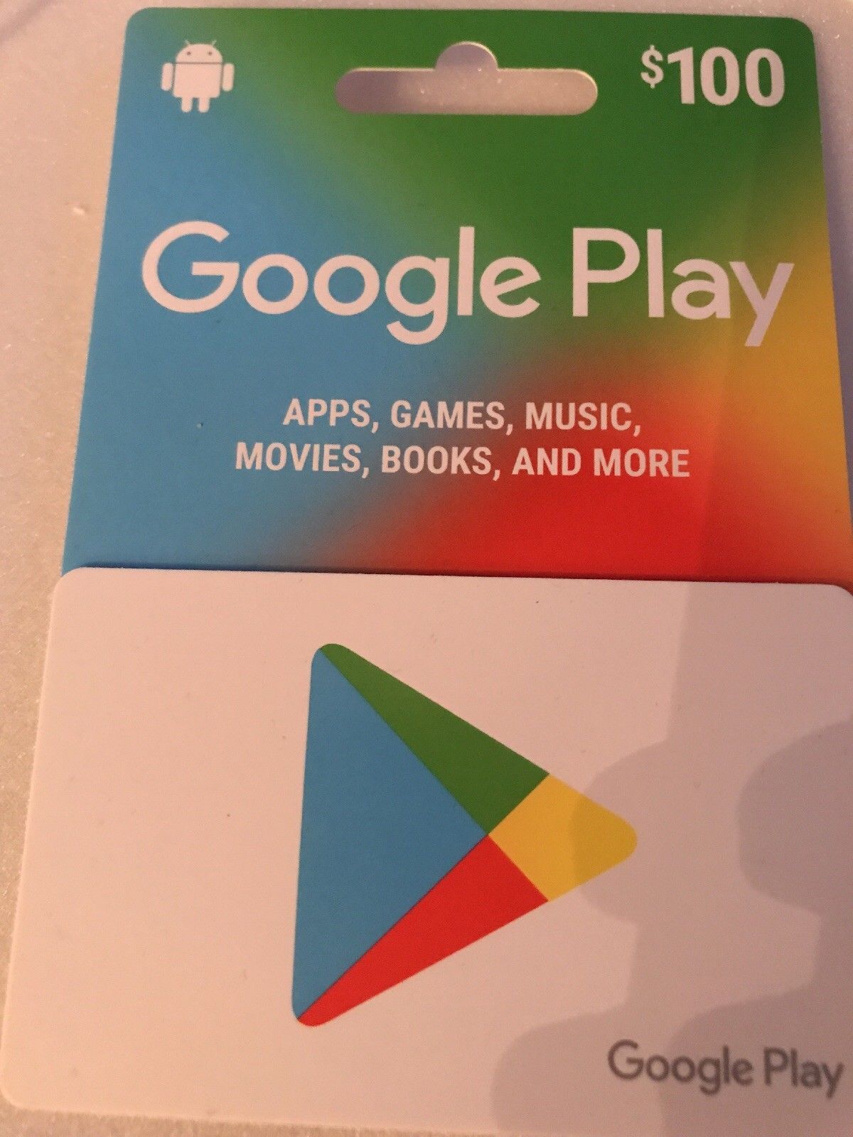 I can't Redeem the Google Play Gift Card it says 